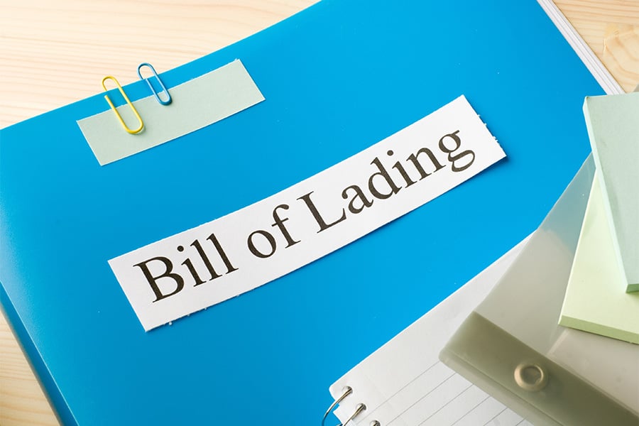 MdG Bill of Lading